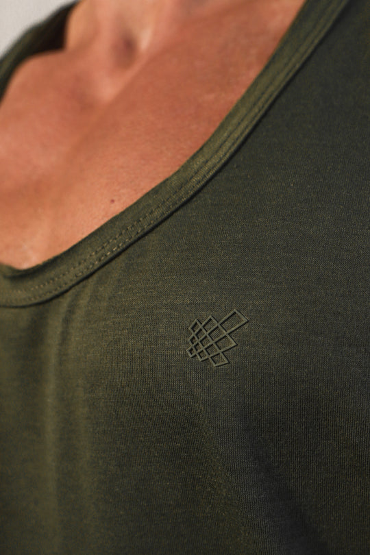 Vital Raw-Hem Tank Top 2.0 - Green