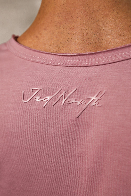 Vital Raw-Hem Tank Top 2.0 - Salmon Pink