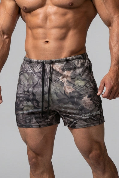 Agile Bodybuilding 4'' Shorts w Zipper Pockets - Hunter Camo – Jed