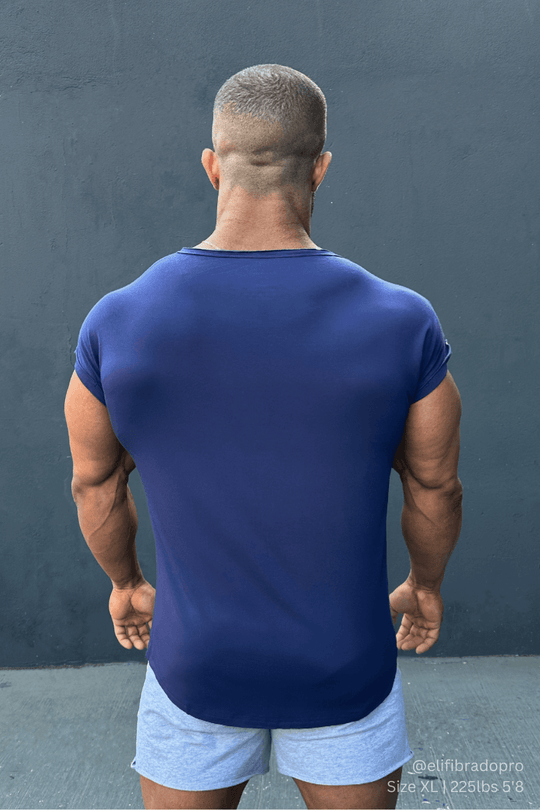 Evolve Cap Sleeve Muscle T-Shirt 2.0 - Navy