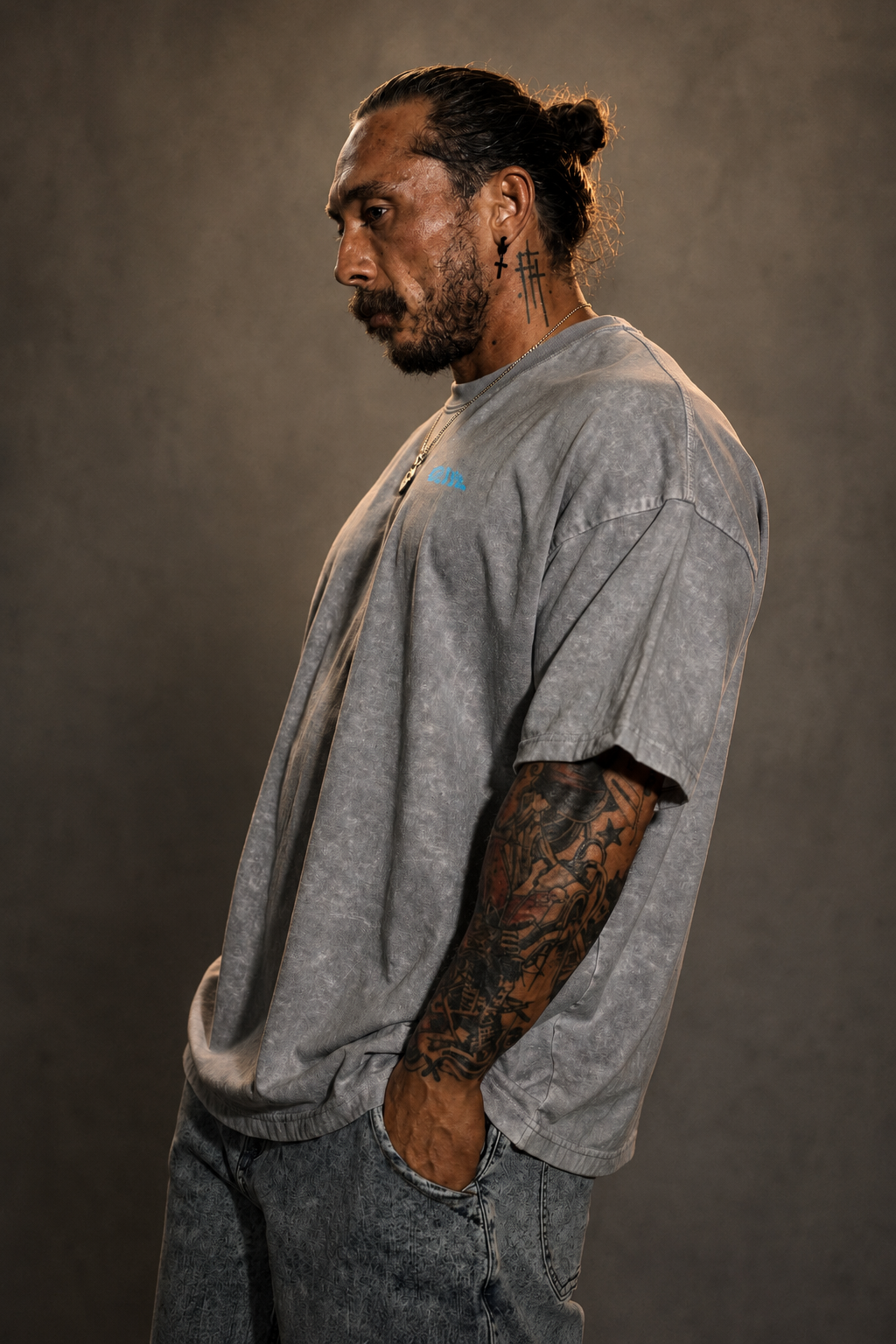 Vintage Washed Oversized T-Shirt - Storm Gray – Jed North