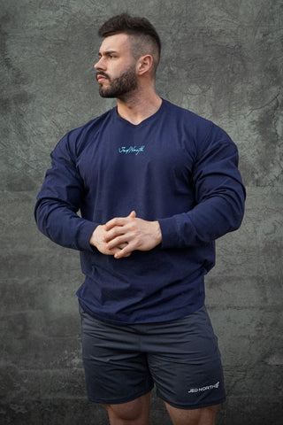 Energy Oversized Long Sleeve T-Shirt 2.0 - Midnight Blue Energy Oversized Long Sleeve T-Shirt 2.0 - Midnight Blue