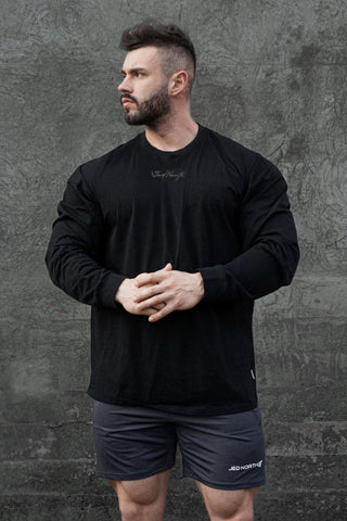 Energy Oversized Long Sleeve T-Shirt 2.0 - Obsidian Black Energy Oversized Long Sleeve T-Shirt 2.0 - Obsidian Black
