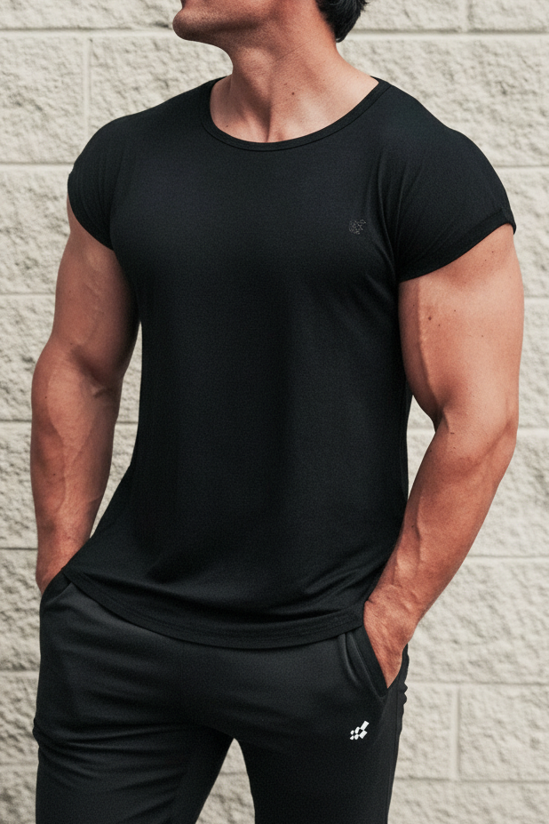 Evolve Cap Sleeve Muscle T-Shirt - Black – Jed North