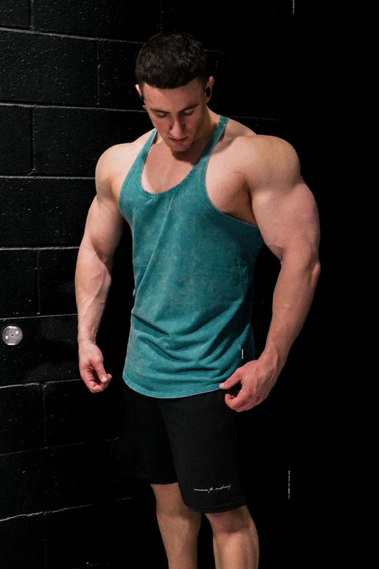 Classic Vintage Washed Racerback Stringer - Deep Sea