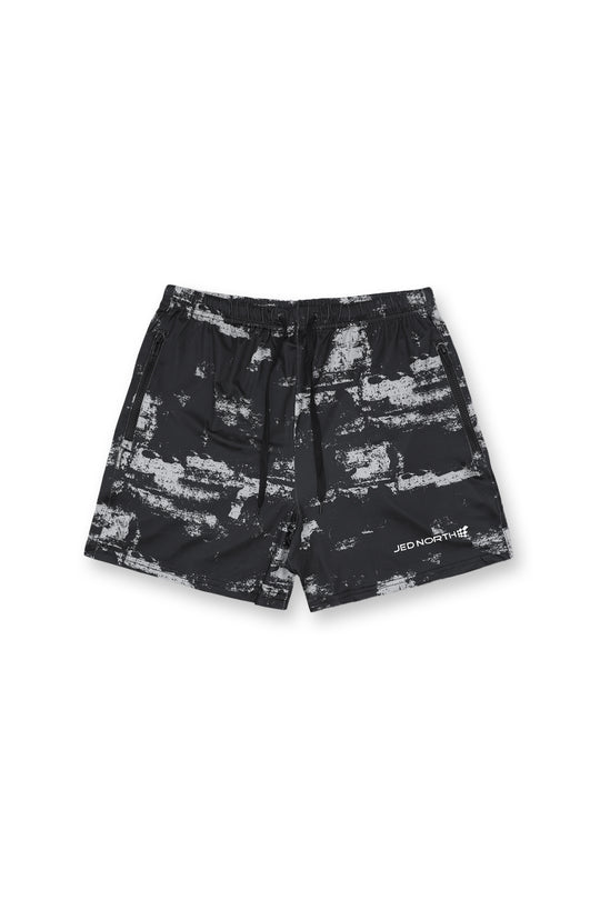 Agile Bodybuilding 4'' Shorts w Zipper Pockets - Brushed Black