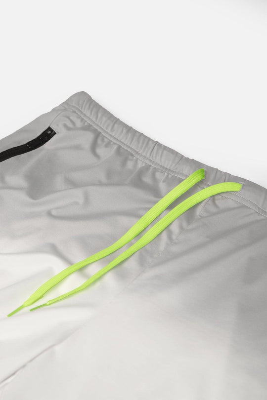 Agile Bodybuilding 4'' Shorts w Zipper Pockets - Ombré Gray