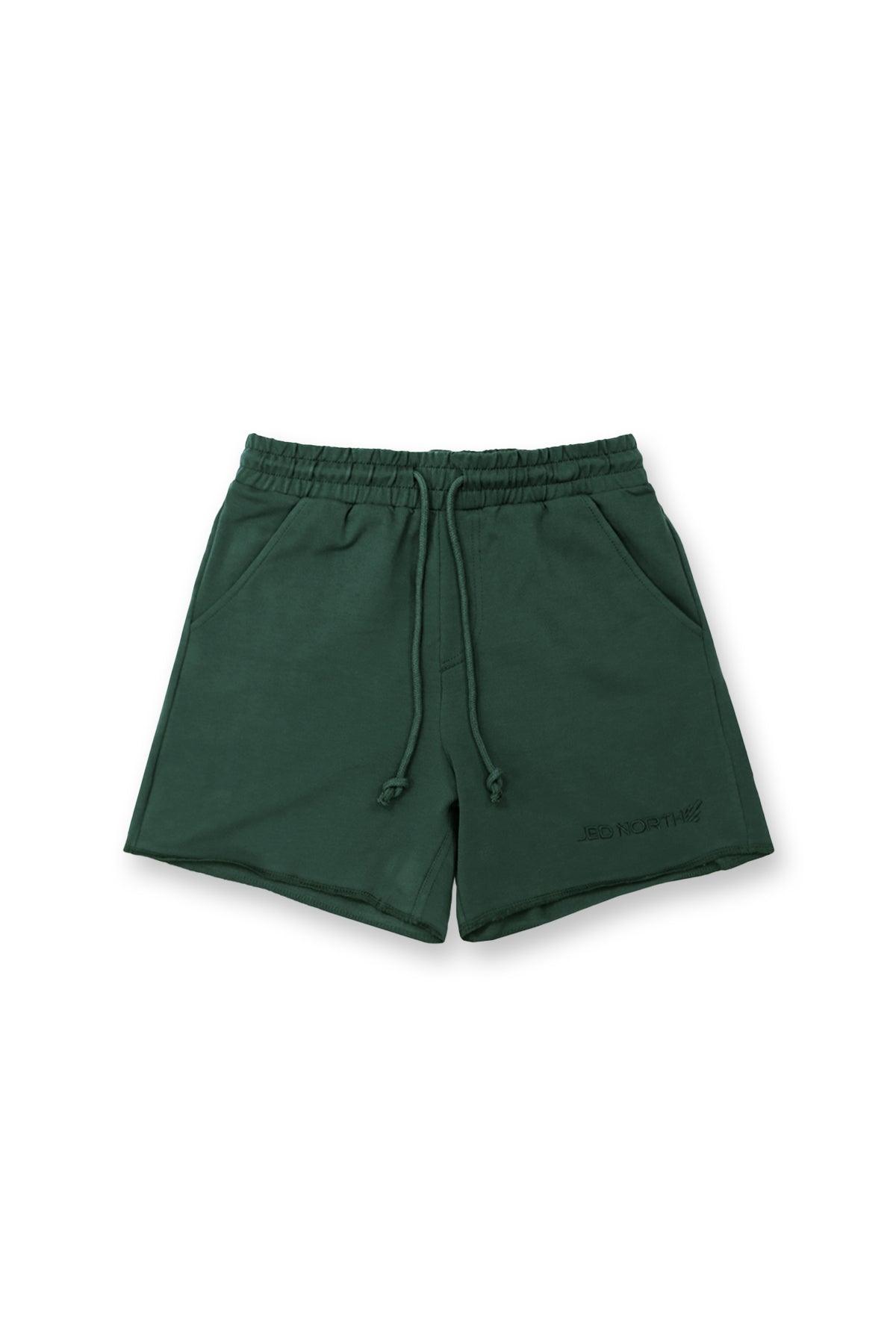 Motion 5'' Varsity Sweat Shorts - Dark Green - Jed North