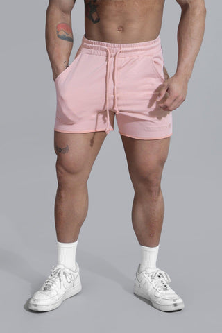 Motion 5'' Varsity Sweat Shorts - Light Pink - Jed North