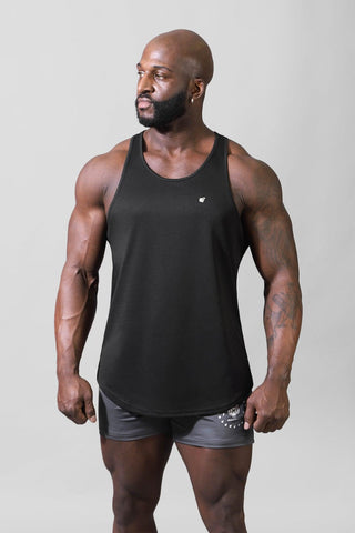 Fast-Dry Bodybuilding Workout Stringer - Black