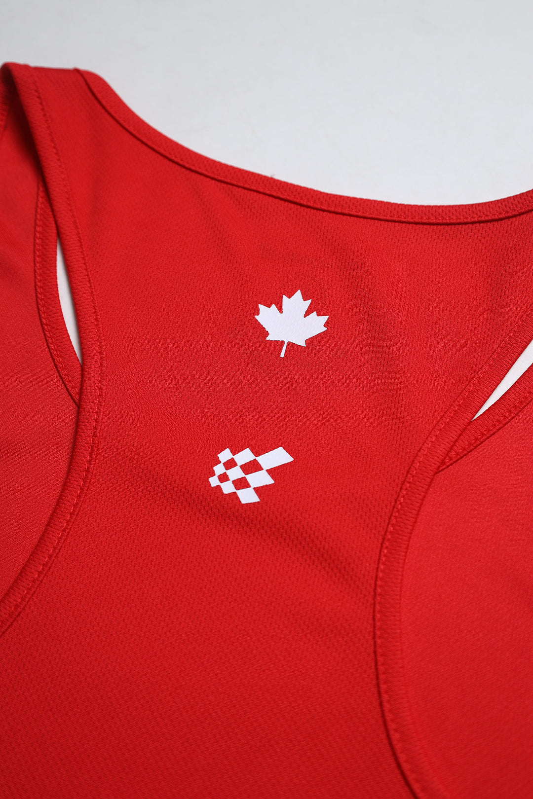 Fast-Dry Bodybuilding Workout Stringer - OH CANADA RED