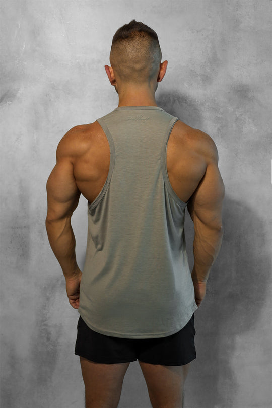 Vital Raw-Hem Tank Top 2.0 - Gray