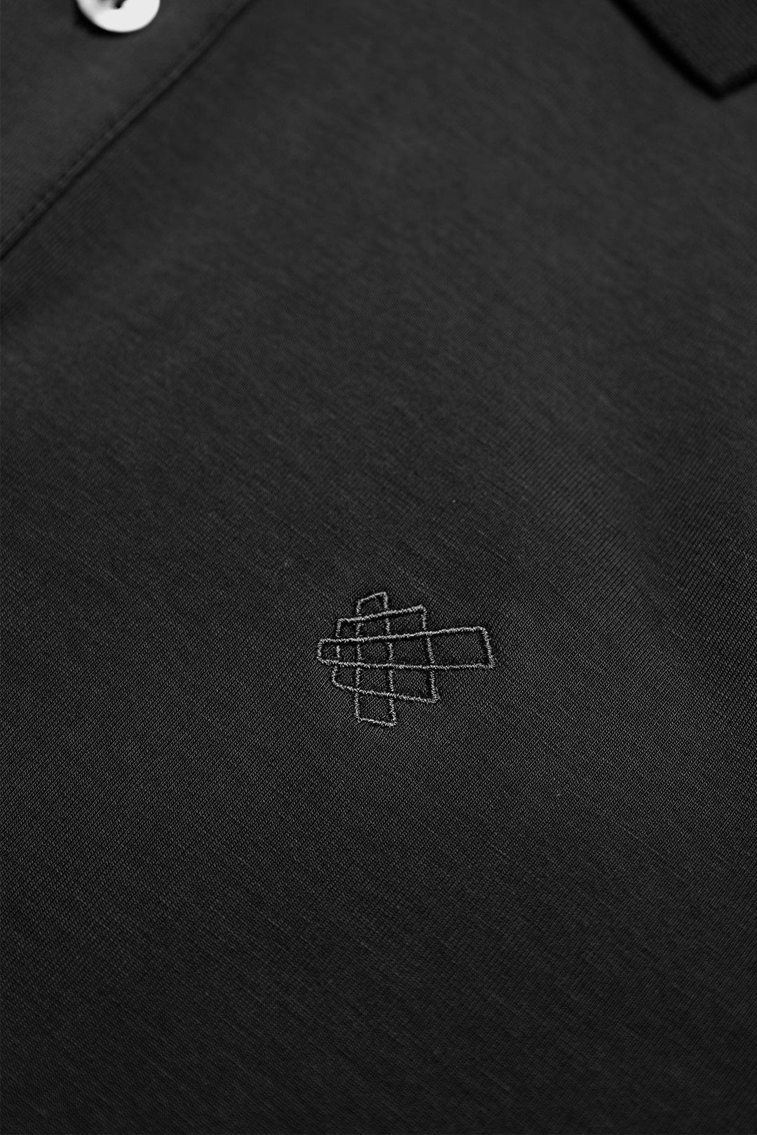 Muscle Fit All-Day Polo T-Shirt - Onyx Black