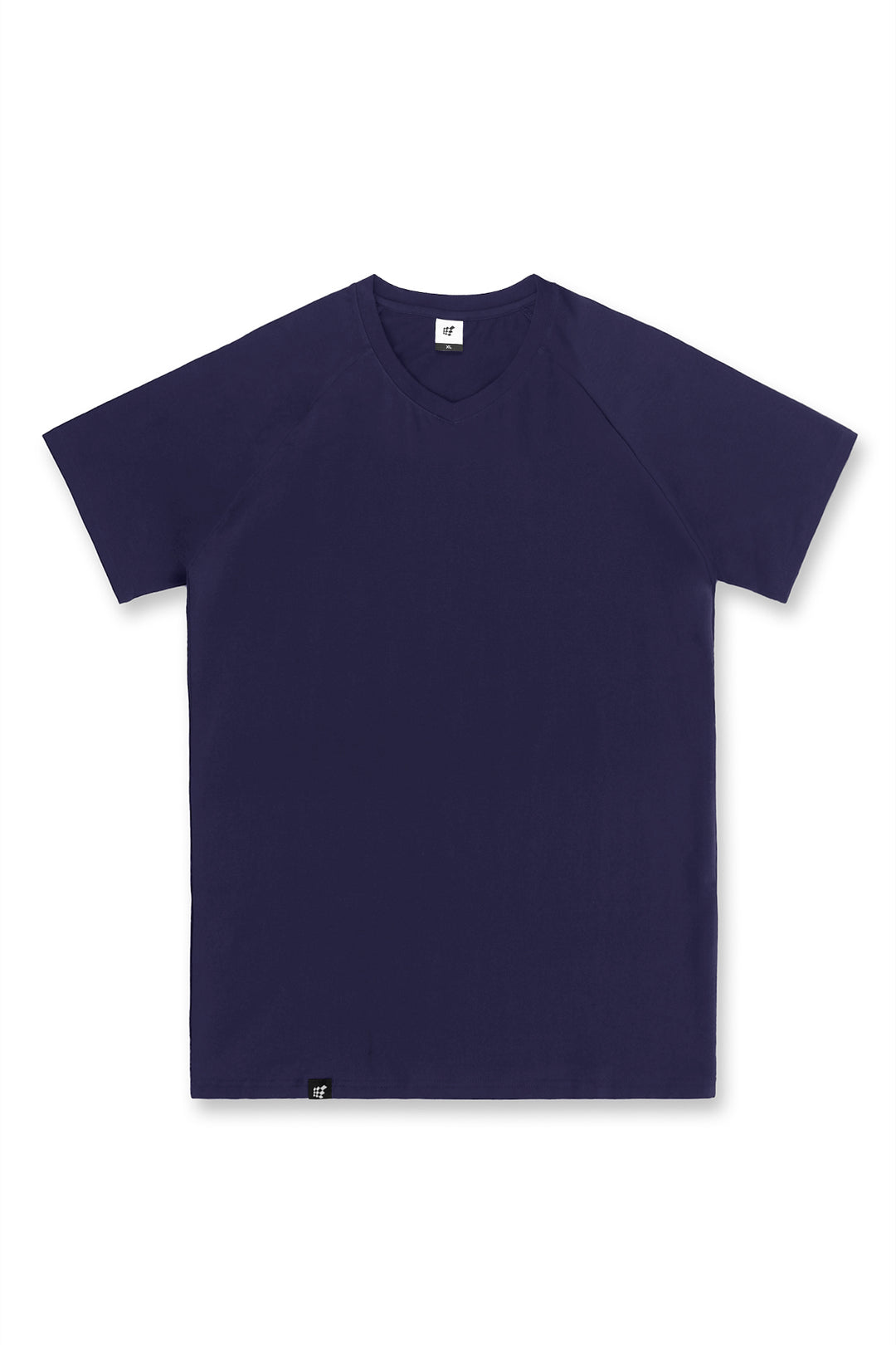 V Neck Muscle-Fit T-Shirt - Navy