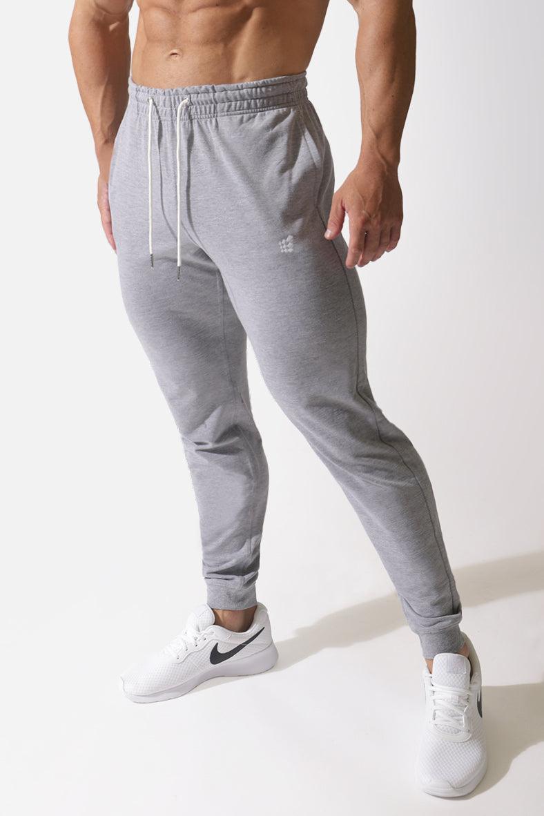 Rest Day Relaxed Fit Joggers - Light Gray
