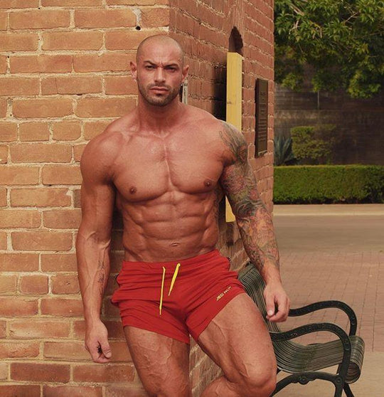 Agile Shorts - Crimson Red Men Shorts Jed North