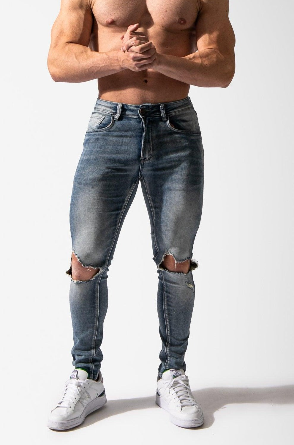 Denim Jeans for Men, Bodybuilding Fitness & Casual Wear