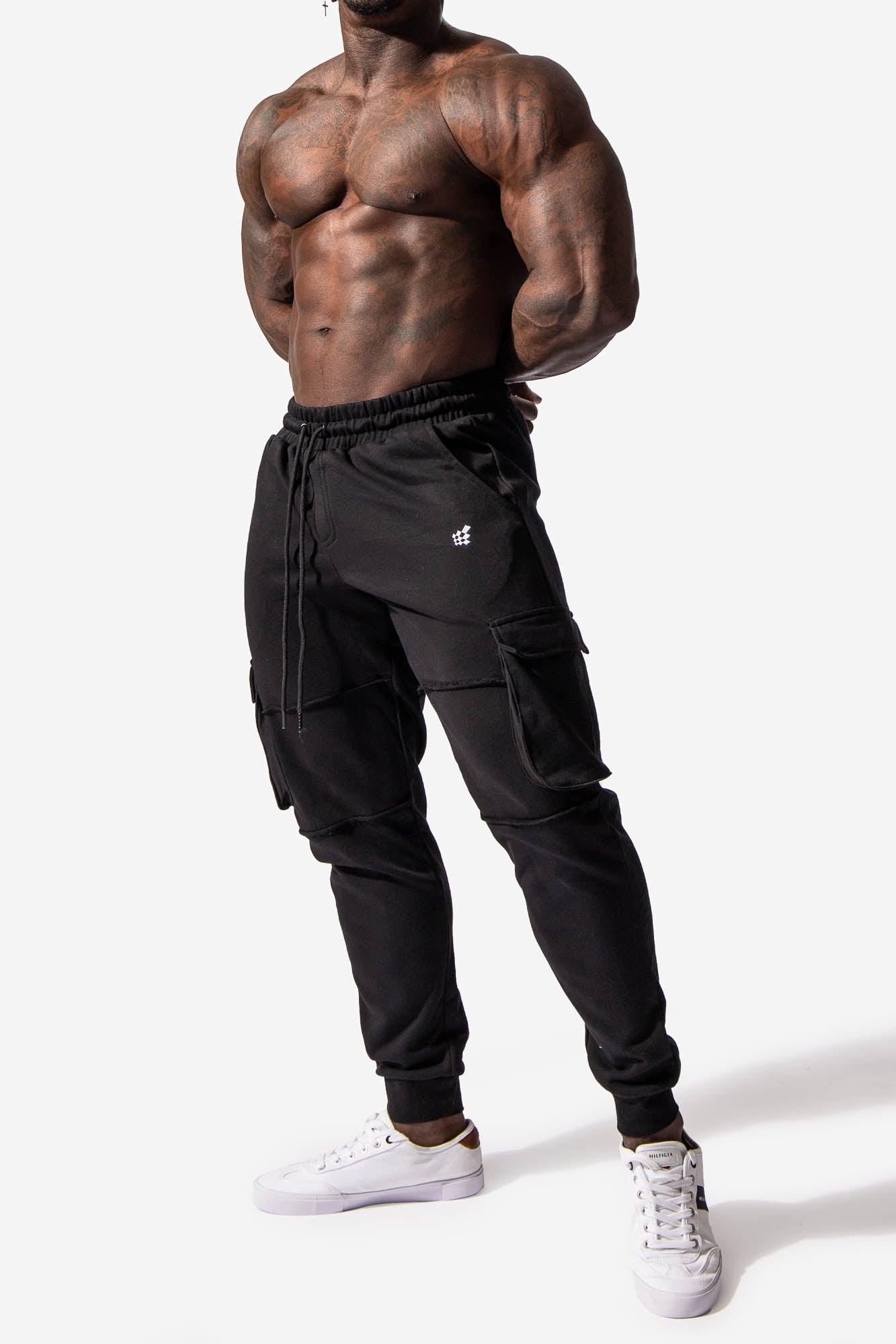 Fashion Men's Sexy Tight Pants Casual Sweatpants Low Rise Elastic Skinny  Active Pants Compression Track Bottoms