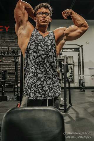 Graphic Muscle Stringer - Paisley