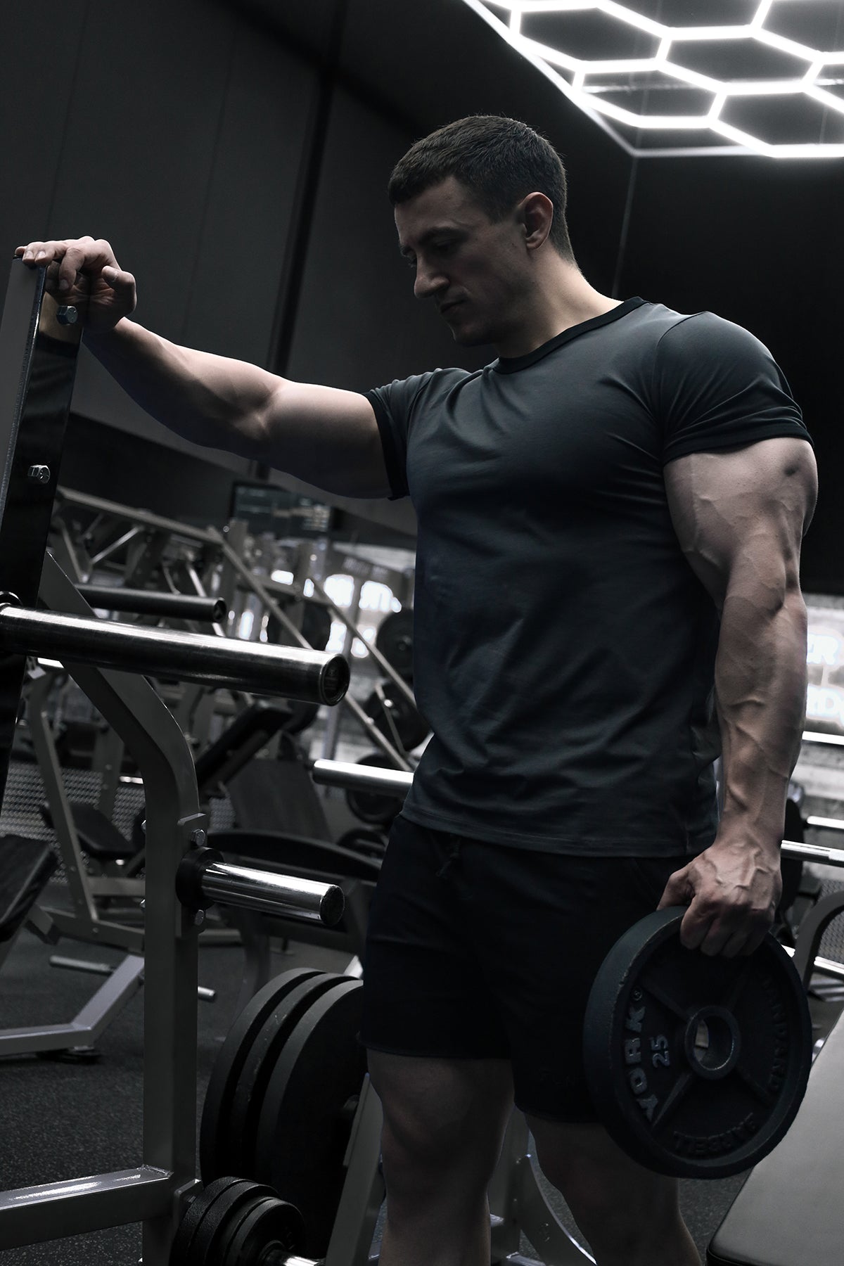 Casual Classic Ringer T-Shirt - Dark Gray