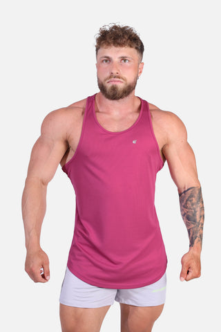 Fast-Dry Bodybuilding Workout Stringer - Magenta