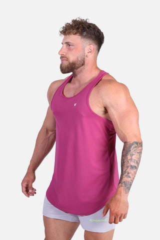 Fast-Dry Bodybuilding Workout Stringer - Magenta