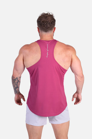 Fast-Dry Bodybuilding Workout Stringer - Magenta