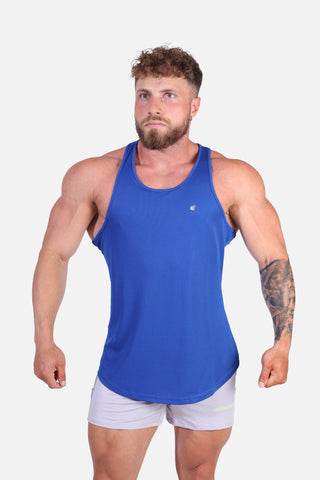 Fast-Dry Bodybuilding Workout Stringer - Royal Blue