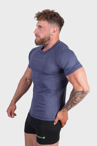 Agile Short Sleeve Training Tee - Steel Blue