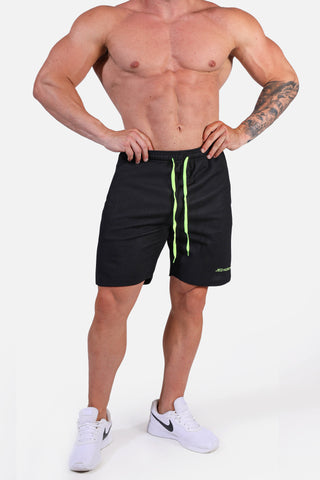 Men's Pro Mesh Shorts 8" - Black