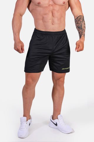 Jersey Mesh 7.5" Gym Shorts - Black