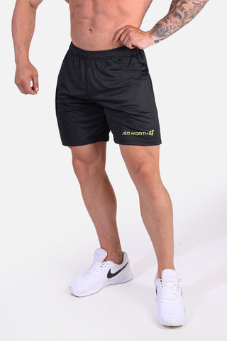 Jersey Mesh 7.5" Gym Shorts - Black