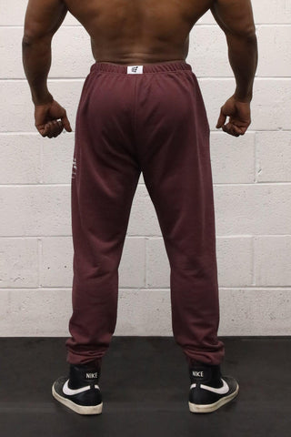 All Or Nothing French Terry Joggers - Maroon