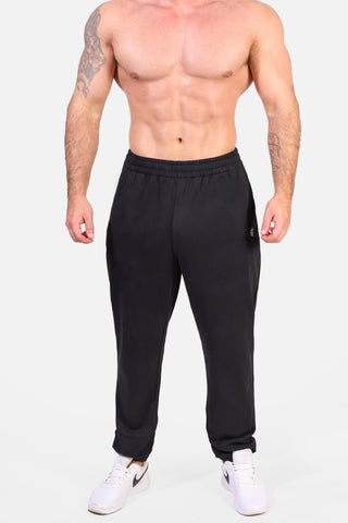 French Terry Athletic Training Joggers - Black