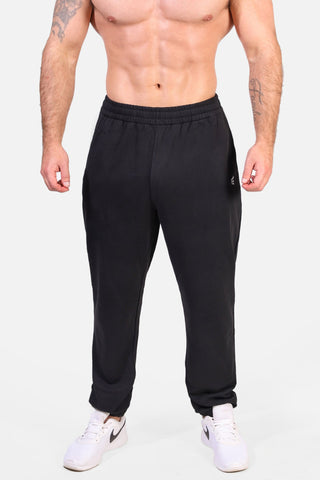 French Terry Athletic Training Joggers - Black