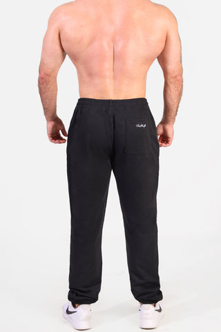 French Terry Athletic Training Joggers - Black