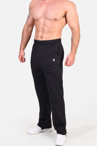 Lax Straight Cut Joggers - Black