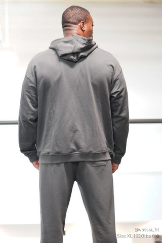 Essentials Relaxed Hoodie - Dark Gray