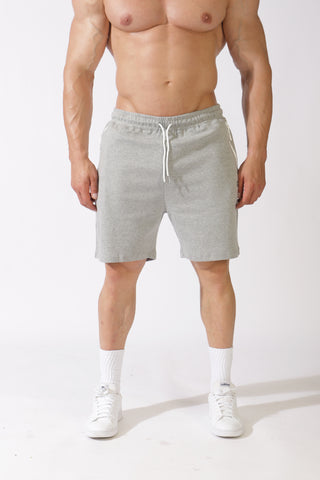 Hero 6" Mid-Length Sweat Shorts - Gray