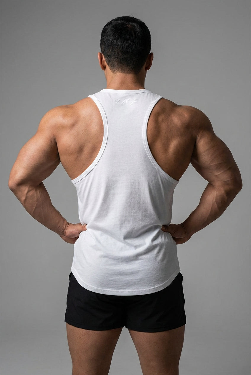 Vital Raw-Hem Tank Top 2.0 - White