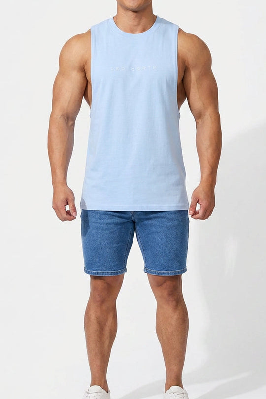 Apollo Men's Sleeveless Training Tee - Blue