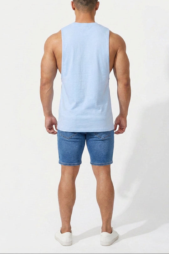 Apollo Men's Sleeveless Training Tee - Blue