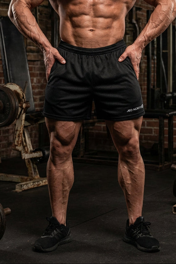 Athletic Mesh Shorts - Black – Jed North