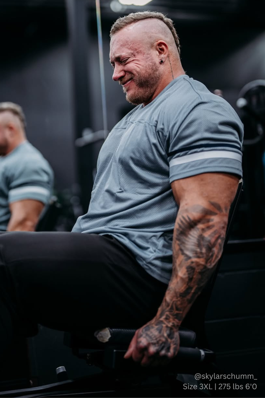 Jed North Warrior V-Neck Jersey - Gray