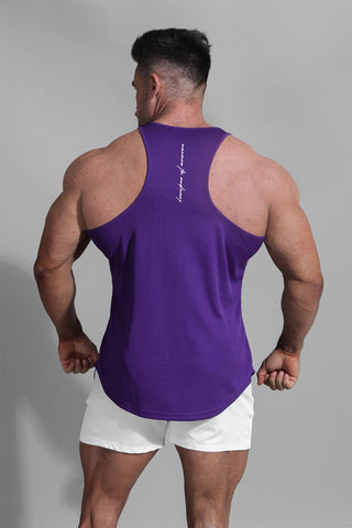 Fast-Dry Bodybuilding Workout Stringer - Violet – Jed North