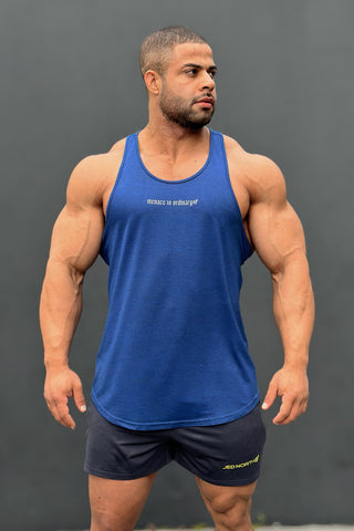 Performance Max Bodybuilding Stringer - Denim Blue