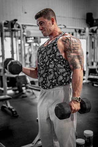 Graphic Muscle Stringer - Paisley