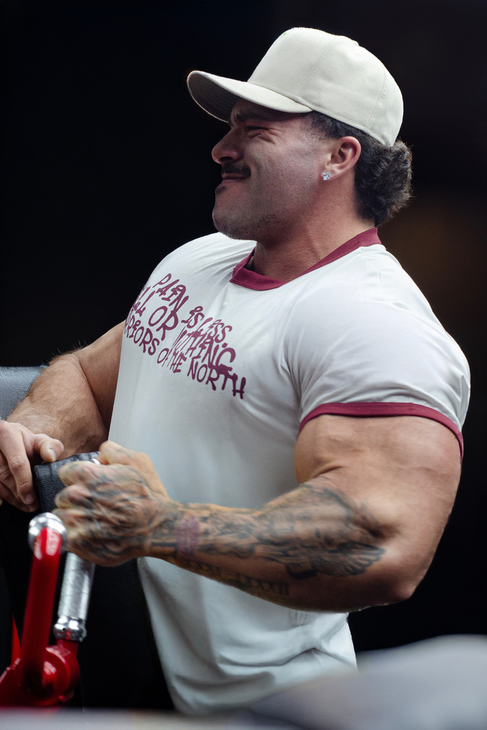 Muscle-Fit Ringer Tee - White w/ Red Trim – Jed North
