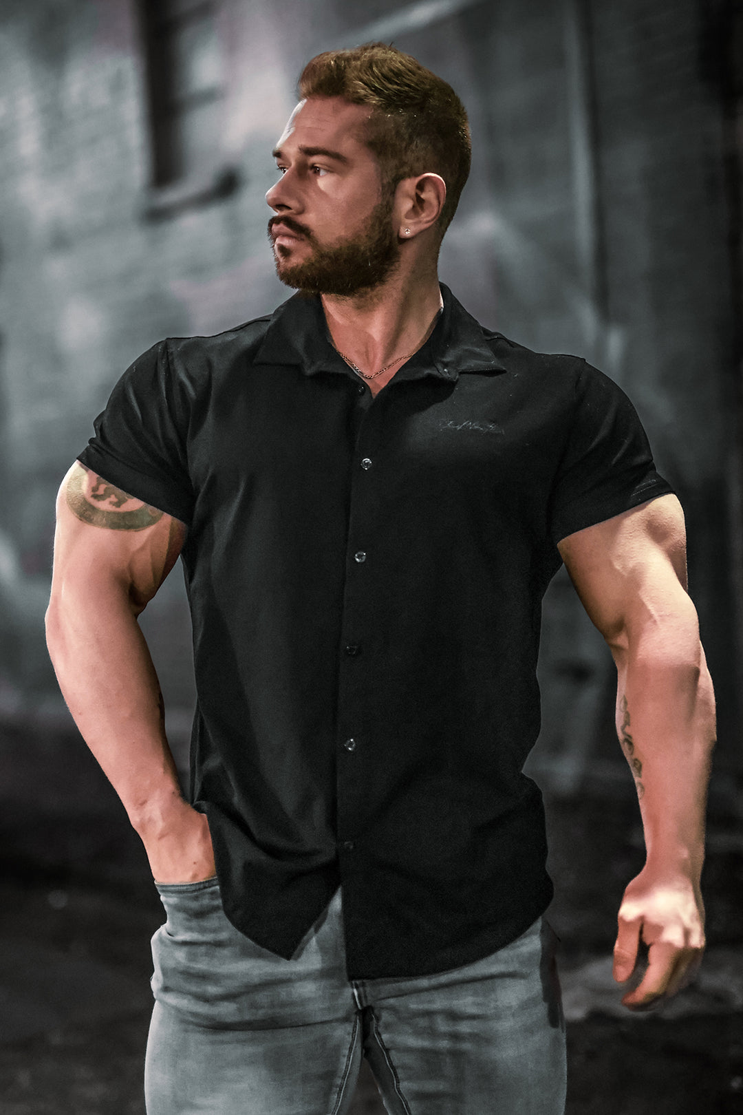 Premium Stretch Button-Up Shirt Premium Stretch Button-Up Shirt