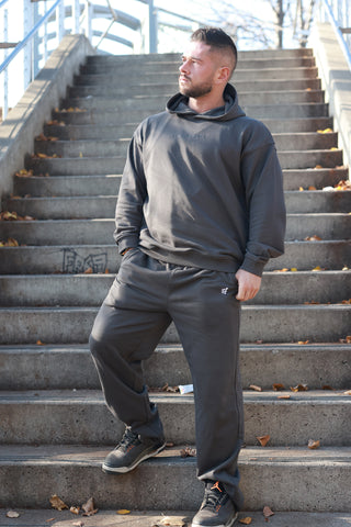 Lax Straight Cut Joggers - Gray